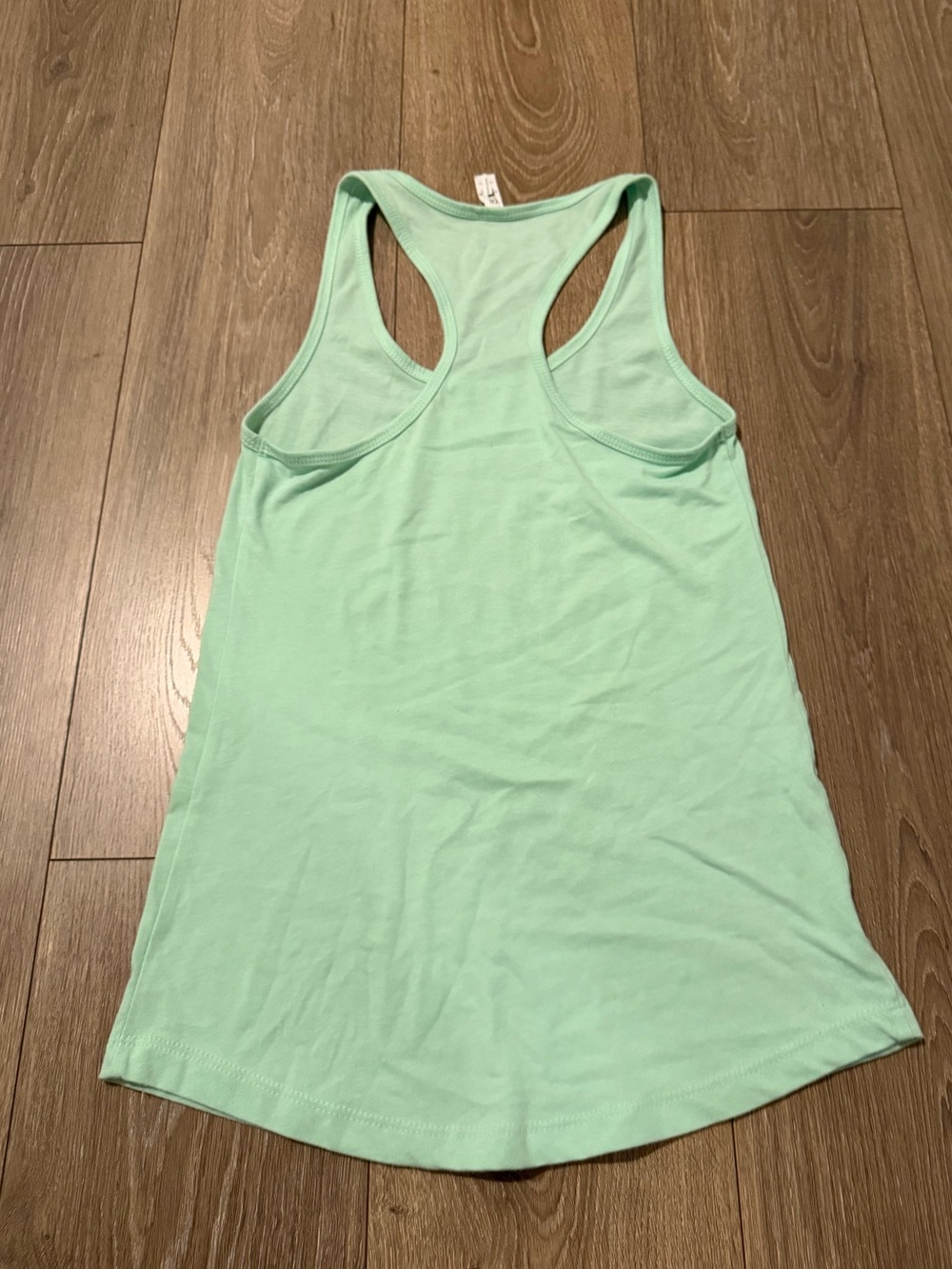 #SnackGoals Mint Green Racerback Tank Top - Picture 2 of 3